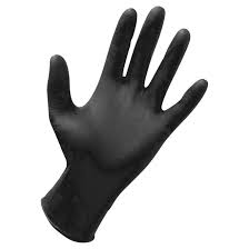 SPO / EXTRA LARGE NITRILE GLOVE / BLACK / HEAVY DUTY 5