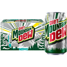 DIET MOUNTAIN DEW / 12 OZ CANS / 36/PK (CASE)