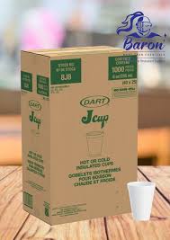 8J8 / DART 8 OZ FOAM CUP (40/25/1,000)