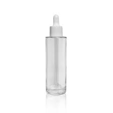 GLASS BITTERS DROPPER BOTTLE / 2 OZ / CLEAR (EACH)