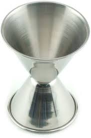 JIGGER 3/4 OZ. X 1-1/2 OZ.
