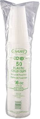 Y16T / 16 OZ TALL DART TRANSLUCENT COLD CUP