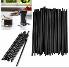 5" SIP STIR STRAW / BLACK (10/ 1,000/10,000)