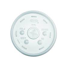 20SL / DART TRANSLUCENT STRAW SLOT LID / FITS 32 OZ FOAM