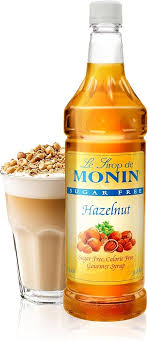 HAZELNUT SUGAR FREE / MONIN / 1 LITER / (4/CS)