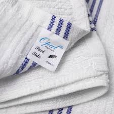 POOL TOWEL / 30 X 60 / BLUE THREE STRIPE / 9 LBS (DOZEN)