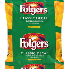 FOLGERS 4 CUP DECAF COFFEE FILTER PACKS, DECAFFEINATED,