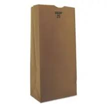 20# BROWN PAPER BAG / 8.25 X 5.94 / 16.13 / 500 PER