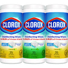 CLOROX DISINFECTING WIPES, 7 X  8, FRESH SCENT, 35/CANISTER (