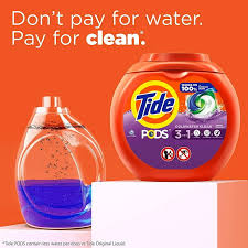 TIDE DETERGENT PODS, SPRING MEADOW SCENT, 81 PODS/PACK
