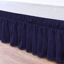 BED SKIRT / POISED NAVY / FULL / 54 X 80 X 15 (EACH)
