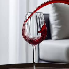 15 OZ BARCONIC ROUND (RED) WIN E GLASS