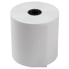 BOND REGISTER ROLL / 3 X 165 (50/CASE)