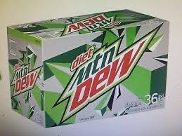 DIET MOUNTAIN DEW / 12 OZ CANS / 36/PK (CASE)