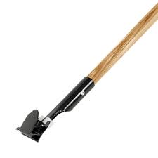 DUST MOP HANDLE, LAQUERED WOOD, 60" LONG, CLIP-ON (EACH)