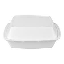 DART 6 X 6 / WHITE FOAM HINGED TRAY (500/CS)