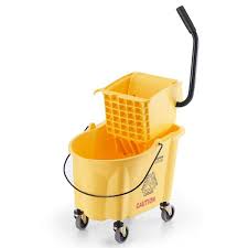 26 QT. TUFF SIDE-PRESS MOP BUCKET / SIDE-PRESS WRINGER