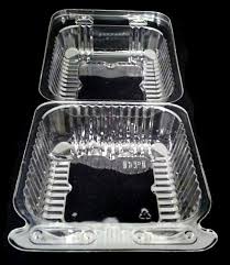 6 X 6 HINGED TRAY / CLEAR PLASTIC (500/CS)