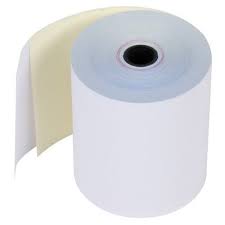 BOND REGISTER ROLL / 3-PLY CARBONLESS / 3 X 67 (50/CASE)