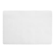 10" X 14" OFF-WHITE COLORED PAPER PLACEMAT WITH SCALLOPED