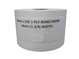 BOND REGISTER ROLL / 2.25 X 165 (40/CASE)