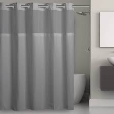 SHOWER CURTAIN / PIN DOT / HOOK-FREE POLESTER / 71 X 74