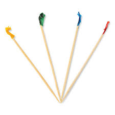 FRILL / REGULAR CELLOPHANE-FRILL WOOD PICKS,