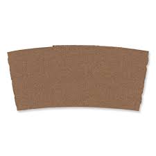 HOT CUP SLEEVE / KRAFT / FITS 10 - 20 OZ PAPER CUPS / 1,200