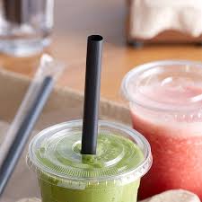 WRAPPED BLACK STRAWS / 8" (50/250/12,500) [WBS] [EACH]
