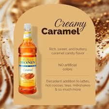 CARAMEL SUGAR FREE / MONIN / 1 LITER / (4/CS)