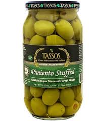 STUFFED MAMMOTH QUEEN OLIVES ( GALLON)