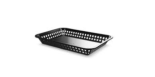 FAST FOOD BASKET / 12" X 8 1/2" X 1 1/2" / BLACK /