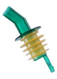 SQUARE TIP SCREENED POURER - DOZEN - GREEN