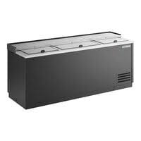 True TD-80-30-HC 80 1/8" Black Stainless Steel / Galvanized