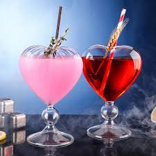 BARCONIC HEART GLASS - 8 OZ (EACH)