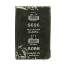 SCOUR PAD / GREEN / MEDIUM DUTY ABRASIVE (10/PK)