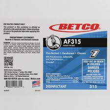 BETCO LABEL / AF315