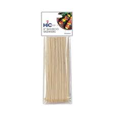 8" ECO-FRIENDLY BAMBOO SKEWER (100/PK)