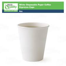 4 OZ PAPER HOT CUP / WHITE (20 /50/1,000)