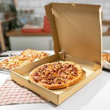 14 X 14 CORRUGATED KRAFT PIZZA BOX (50/CS)