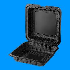 9 X 9 / 1 CMPMT / BLACK FOAM HINGED TRAY (150/CS)