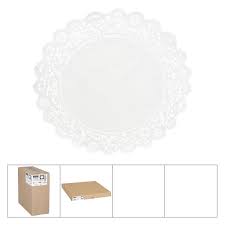 DOILIES / NORMANDY LACE / 8" (500/CS)