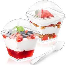 3.5 OZ CLEAR PLASTIC DESSET CUP (1,000/CS)