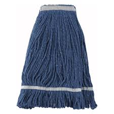 MOP HEAD / LOOPED END / BLUE / MEDIUM / 24 OZ / EACH