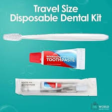 DENTAL KIT / TOOTHBRUSH + TOOT H PASTE / IND. WRPD 200/CS [CS