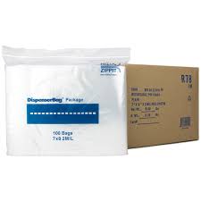 ZIP STORAGE BAG / QUART / 2 MIL, 7" X 8", CLEAR (1,000/BOX