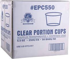 EPC550 / EMPRESS 5.5 OZ PORTION CUP / CLEAR