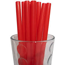 8" UNWRAPPED STRAW / CLEAR [50/250/12,500] [UWST] [EACH]