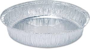9 INCH ROUND ALUMINUM TO-GO CONTAINERS  (500/CS)