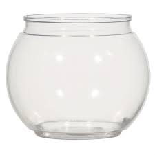 BARCONIC CLEAR FISHBOWL / PLASTIC DRINKWARE / 20 OUNCE